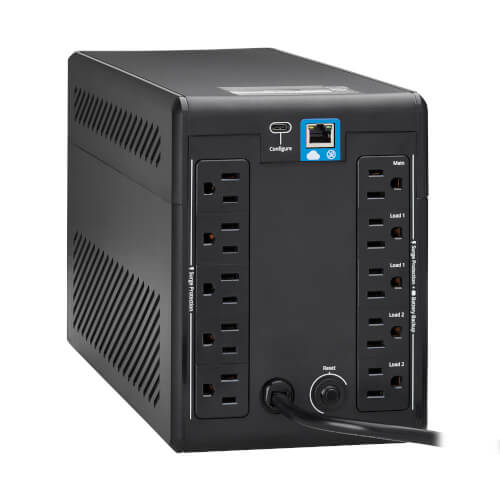 [SMART750LCDTNC] Tripp Lite series 750VA 500W 120V Line-Interactive Cloud-Connected UPS